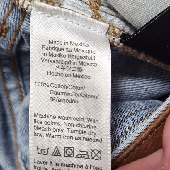 Madewell The Dad Jeans Blue Size 24 Distressed Heritage Denim - Picture 7 of 14